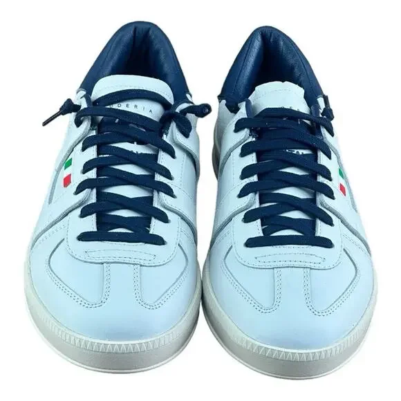 P448 White/Gray Leather Scuderia AlphaTauri Monza Sneaker  display picture 3